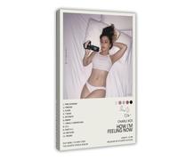 LWFKAUVBS Charli XCX - Impression sur toile pour album de musique How I'm Feeling Now - Décoration murale pour salon, chambre à coucher - 40 x 60 cm