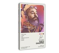 LWFKAUVBS Couverture de l'album de musique Teddy Swims - Sleep Is Exhausting - Impression sur toile - Décoration pour chambre à coucher, bureau, chambre - Cadeau idéal - 40 x 60 cm