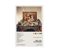 LWFKAUVBS Couverture de l'album de musique « The Last Dinner Party Prelude to Ecstasy » - Impression sur toile pour décoration de chambre à coucher, bureau, chambre, cadeau - 50 x 75 cm