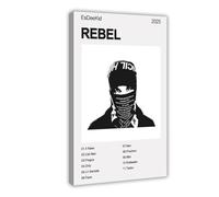 LWFKAUVBS EsDeeKid Album Rebelle Couverture sur Toile Poster Décoration Murale Image Peinture pour Salon Chambre Décoration 40 x 60 cm