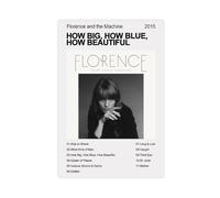 LWFKAUVBS Florence And The Machine Album How Big, How Blue, How Beautiful Couverture sur toile Décoration murale pour salon, chambre à coucher 60 x 90 cm