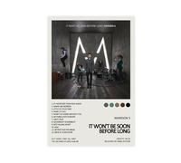 LWFKAUVBS Impression sur toile de l'album de musique Maroon 5 - It Won't Be Soon Before Long - Décoration pour chambre à coucher, bureau, chambre - Cadeau décoratif - 30 x 45 cm