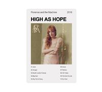 LWFKAUVBS Impression sur toile de l'album Florence et la machine « High As Hope » - Décoration murale pour salon, chambre à coucher - 40 x 60 cm