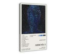 LWFKAUVBS Impression sur toile Jacob Collier Djesse Vol. 3 pour album de musique - Décoration murale pour salon, chambre à coucher - 60 x 90 cm