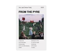 LWFKAUVBS Impression sur toile « The Last Dinner Party Album From The Pyre » - Décoration murale pour salon, chambre à coucher - 40 x 60 cm