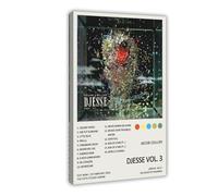 LWFKAUVBS Jacob Collier Djesse Vol. 4 Couverture de l'album de musique sur toile pour décoration de chambre à coucher, bureau, chambre, cadeau 30 x 45 cm