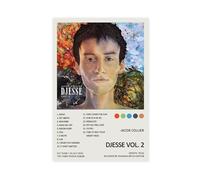 LWFKAUVBS Jacob Collier Impression sur toile pour album de musique Djesse Vol. 2 - Décoration pour chambre à coucher, bureau, chambre - Cadeau - 40 x 60 cm
