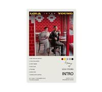 LWFKAUVBS Lola Young - Couverture d'album d'introduction sur toile - Décoration murale pour salon, chambre à coucher - 40 x 60 cm