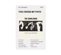 LWFKAUVBS The Charlatans Album You Cross My Path - Impression sur toile - Décoration pour chambre à coucher, bureau, chambre - Cadeau - 60 x 90 cm