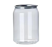LwiftGal 200 Bouteilles en Plastique Vides De 55 Mm pour Machine à Sceller Les Canettes, Canettes De Soda Pet avec Couvercles, Contenants pour Jus Et Smoothies De 250/330/500/650/700/900 ML 250ml