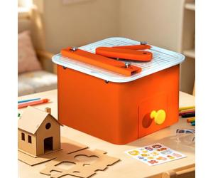 LwiftGal Coupe Carton éLectrique, Coupe Carton pour Enfants, Kits D'Outils De Montage Et De Construction à Faire Soi-MêMe, Fabrication De Cadeaux CréAtifs Artisanaux