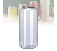LwiftGal Lot de 200 Gobelets en Plastique Jetables éTanches avec Couvercles en Aluminium,Compatibles avec Les Machines à Sceller Les Canettes,Les Bouteilles Pet pour Boissons Boba Et Smoothies 700ml