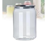 LwiftGal Lot de 200 Gobelets en Plastique Jetables éTanches avec Couvercles en Aluminium,Compatibles avec Les Machines à Sceller Les Canettes,Les Bouteilles Pet pour Boissons Boba Et Smoothies 250ml