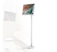 LwiftGal TéLéViseur Portable Intelligent sans Fil à éCran Tactile 1080p sur roulettes, 21,5 Pouces, éCran Intelligent Portable,Support De Sol,Autonomie De 5 à 6 Heures,Rotation Pivotante 4+64G