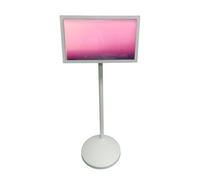 LwiftGal TéLéViseur Portable Mobile, Moniteur Intelligent Portable 21,5 Pouces 1080p, TéLéViseur Intelligent Mobile à éCran Tactile Rotatif, TéLéViseur Intelligent Mobile sur Pied 4+64G