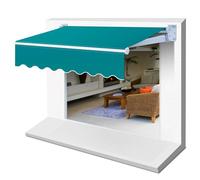 LWJSOCP Auvent de Porte-fenêtre de 3 x 2,5 m, Toile de Rechange pour Pare-Soleil d'extérieur (sans Cadre) - Idéal pour Jardin, terrasse et Balcon