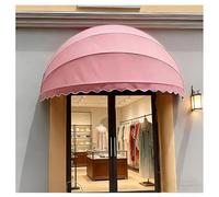 LWJSOCP Auvent de Porte rétractable en Toile incurvée imperméable avec Structure galvanisée résistante aux UV pour Balcon, Porche, Centre Commercial - Personnalisable (165x45x45cm)