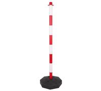 LWJSOCP Borne de signalisation routière en Plastique, borne de stationnement avec Base remplissable, Poteau de délimitation de Circulation, cônes de signalisation, Colonne d'avertissement de sécurit