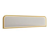 LWJSOCP Cloison de séparation Semi-privée en Acier Inoxydable pour salles à Manger et Bureaux, Panneau Bas pour comptoir 45 x 50 cm (17,7 x 19,7 po), séparateur d'espace Durable et élégant, Couleur