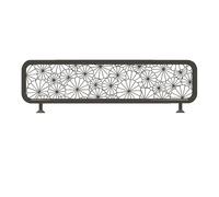 LWJSOCP Cloisons de séparation en Acier Inoxydable pour espaces de Restauration, Restaurants et Bars, Panneaux de Bureau, Noir 60 x 30 cm. Solutions élégantes pour préserver l'intimité dans Les hôte