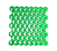 LWJSOCP Dalle de stabilisation pour allée - Lot de 4 Tapis en Plastique pour Gravier et Gazon, idéal pour Le renforcement des sols, Les allées, Les terrasses et Les fondations d'abris de j