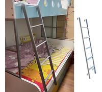 LWJSOCP Échelle de lit superposé à Crochet, échelle de Remplacement argentée pour Chambre/dortoir/Maison, Gain de Place, Hauteur 45"/50"/55"/59" (Taille : 150 cm)