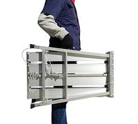 LWJSOCP Échelle d'échafaudage en Aluminium avec Banc Pliable réglable, escabeau Multifonctionnel pour cloisons sèches, capacité de Charge de 300 kg (40 cm x 180 cm)