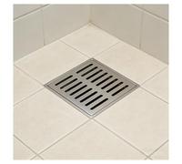 LWJSOCP Grille d'évacuation de Douche en Acier Inoxydable 304, 15 x 15 cm, Solution d'évacuation des eaux pluviales pour Jardin et Salle de Bain, Durable et résistante à la Corrosion.