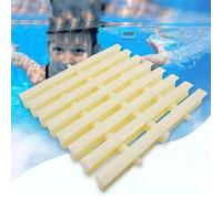 LWJSOCP Grilles de Piscine, Grille de trop-Plein pour Piscine, Grille d'évacuation de Douche à Angle de 90°, raccord à Trois Trous pour Drainage intérieur/extérieur, 25 x 100 cm, Lot de 20 - Durable