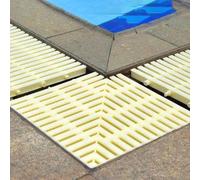 LWJSOCP Grilles de Piscine, Grille de trop-Plein Professionnelle pour Piscine - Système de Drainage antidérapant et Flexible pour Une Utilisation intérieure/extérieure, kit de Drainage d'angle robus