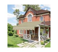 LWJSOCP Moustiquaire rétractable de 3,5 m / 11,5 pi à manivelle Manuelle pour Porte-fenêtre/fenêtre de Balcon/Cour de Magasin - Solution extérieure