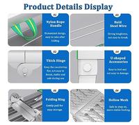 LWJSOCP Plateforme de Travail d'échafaudage Pliable Portable - Escabeau réglable en 5 hauteurs pour la Maison et l'ingénierie 15,7" Largeur 200 × 40 cm Échafaudage Polyvalent pour Un trava