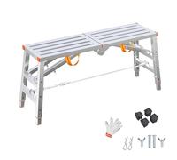 LWJSOCP Plateforme de Travail Pliable Portable à Hauteur réglable pour la décoration intérieure et Le Lavage de Voiture. Échelle d'échafaudage multifonctionnelle (140 cm/4,6 pi).