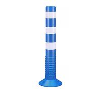 LWJSOCP Poteau de sécurité de 75 cm avec vis, cônes de signalisation en Plastique pour Le marquage Routier, Les Chantiers, Les parkings, la Fermeture de Routes et la Gestion de la sécurité.