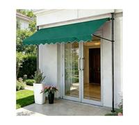 LWJSOCP Store rétractable pour terrasse et Portes - Installation réglable sans perçage - Vert foncé - 200 cm / 78,7 po - Idéal pour se protéger du Soleil et de la Pluie