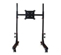 LWJSOCP Support TV Portable au Sol - Support TV Mobile à roulettes, Support TV au Sol à roulettes avec Support pour téléviseur de Moins de 55 Pouces, Hauteur réglable, Chariot TV Mobile, 6