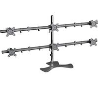 LWJSOCP Support TV TV, Support de Montage de Bureau pour 6 moniteurs, Bras pour Six moniteurs avec Support d'articulation Complet pour moniteurs de 15 à 27 Pouces, Peut contenir 6 écrans S