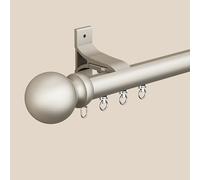 LWJSOCP Tringle à Rideau Murale Simple en Alliage d'aluminium avec extrémités arrondies pour séparation de pièce, Salon, Chambre, hôpital (Or 505 cm/16,57 pi)