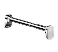 LWJSOCP Tringle à Rideaux à Tension réglable de 40 à 500 cm, Installation sans perçage, Barre télescopique pour Rideaux de fenêtre, Tringle à Pinces pour Rideaux, Acier Inoxydable, Convient aux armo