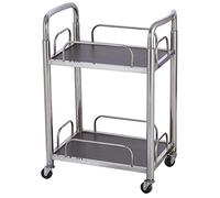 LWJSOCP Wood and Metal Kitchen Cart Wine Rack Versatile Serving Trolley for Kitchen Club Lounge Bar Stylish & Functional Kitchen Utility Cart with Storage