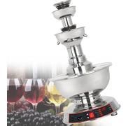 lwjunmm Fontaine à Boire électrique pour Cocktail et vin,démontage Facile,Large Application,décoration de Fontaine de fête à 3 Niveaux mélangée