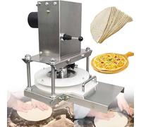 lwjunmm Formeuse à Pizzas,Presse à Pâte Électrique Commerciale,Laminoir à Pâte à Pizza en INOX,pour Tartes Tortillas Pains Pizzerias Boulangeries