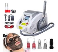 lwjunmm Machine Professionnelle de détatouage au Laser, Dispositif de détatouage, Tache de Pigment pour Les Yeux, Les lèvres et Les Sourcils, Masseur de beauté, Technologie picoseconde 5-Probes