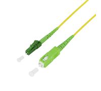 LOGILINK FPSLS15 - Câble patch à fibre optique Simplex, SM OS2, SC/APC - LC/APC, 15