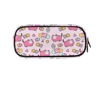 LWLFC Trousse Scolaire Fille Animation Grande Capacité Multifonction avec 2 Compartiments pour Stylos, Marqueurs, Crayons et Fournitures, Fermeture Éclair - Collège, Bureau, Voyage