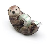 LWLWA Dévidoir Scotch, Résine Devidoir Scotch Bureau, Mignon Devidoir, Livré avec un Rouleau de Ruban Adhésif, pour le Bureau, l'École ou Comme Cadeau