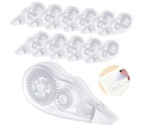 LWMTT 12 PCS Rubans Correcteurs,Mini Ruban Correcteur Bande de Correction Tape,4 m x 5 mm Rouleaux de Correction, Ruban Correcteur, Correcteur Souris, Roller Correcteur pour l'Ecole et au Bureau