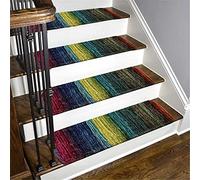 LWPCP Lot de Marchettes d'escalier 70 x 22 cm/8" X 27.5" Adhésif Réutilisable Tapis Escalier De Antidérapant pour Enfants, Aînés et Animaux De Compagnie,13pcs
