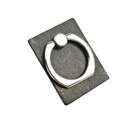 LWQCHW Shungite Anneau de support pour téléphone - Protection naturelle contre les énergies négatives avec support pour smartphones et tablettes