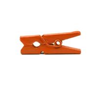 LWR CRAFTS Mini pinces à linge en bois 15 couleurs 100 par paquet 1 "2,5 cm (orange)
